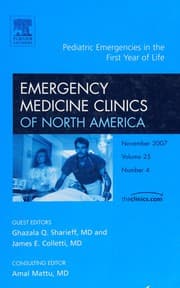 Tapa de Pediatric emergencies in the first year of life