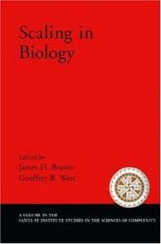 Tapa de Scaling in biology
