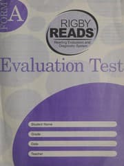 Tapa de Rigby reads evaluation test grade 4 form a.