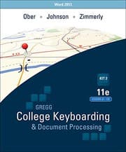 Tapa de Gregg College Keyboarding & Document Processing : Kit 2