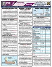 Tapa de 2015 International Mechanical Code Quick-Card based on 2015 IMC