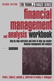 Tapa de Financial Management and Analysis Workbook