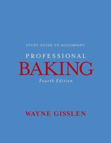 Tapa de Professional Baking, Study Guide