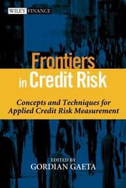 Tapa de Frontiers in credit risk