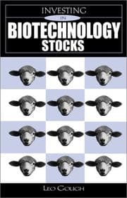 Tapa de Investing in biotechnology stocks