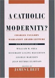 Tapa de A Catholic Modernity?