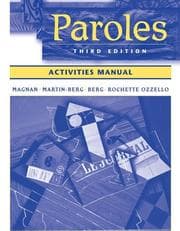 Tapa de Paroles