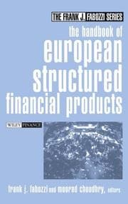 Tapa de The handbook of European structured financial products