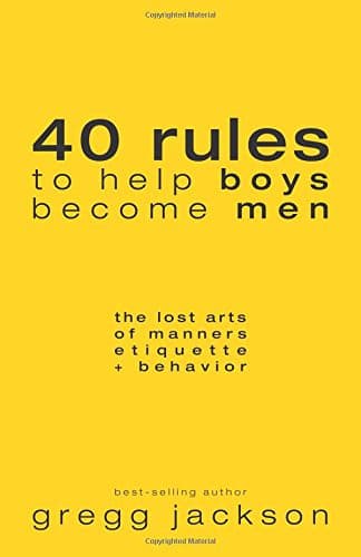 Tapa de 40 Rules to Help Boys Become Men