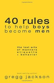 Tapa de 40 Rules to Help Boys Become Men