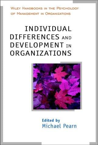Tapa de Individual Differences and Development in Organisations