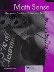 Tapa de Decimals, fractions, ratios, and percents
