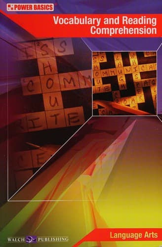 Tapa de Vocabulary and reading comprehension