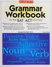 Tapa de Grammar workbook for the SAT, ACT-- and more
