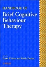Tapa de Handbook of brief cognitive behaviour therapy