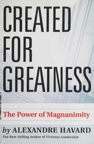 Tapa de Created for greatness