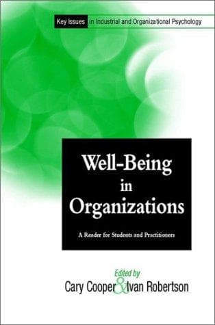 Tapa de Well-Being in Organizations