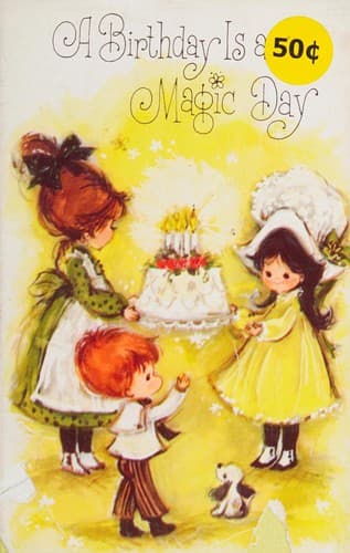 Tapa de A birthday is a magic day