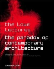 Tapa de The paradox of contemporary architecture