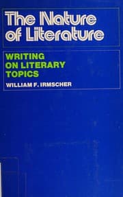 Tapa de The nature of literature