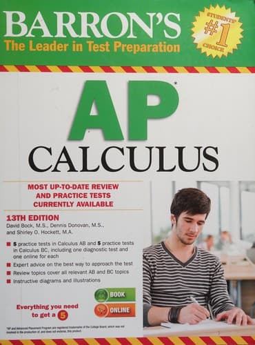 Tapa de Barron's AP calculus