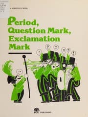 Tapa de Period, Question Mark, Exclamation Mark (Horizons II)