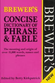 Tapa de Brewer's Concise Dictionary of Phrase & Fables