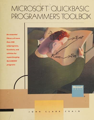 Tapa de Microsoft QuickBASIC programmer's toolbox