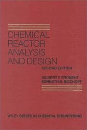Tapa de Chemical reactor analysis and design