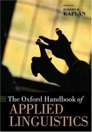 Tapa de The Oxford Handbook of Applied Linguistics