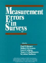 Tapa de Measurement Errors in Surveys