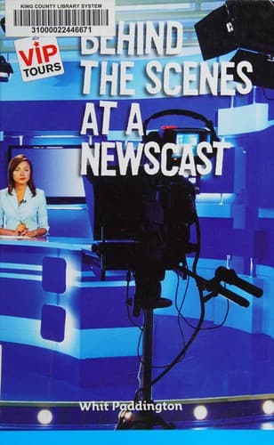 Tapa de Behind the scenes at a newscast