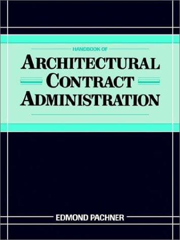 Tapa de Architectural contract administration