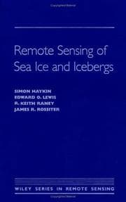 Tapa de Remote sensing of sea ice and icebergs