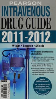 Tapa de Pearson intravenous drug guide 2011-2012