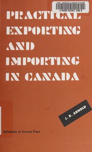 Tapa de Practical exporting and importing in Canada