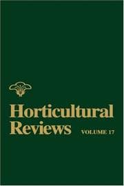 Tapa de Horticultural Reviews Vol 17 (Horticultural Reviews)