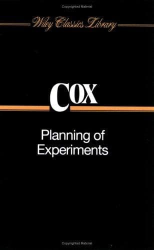 Tapa de Planning of experiments