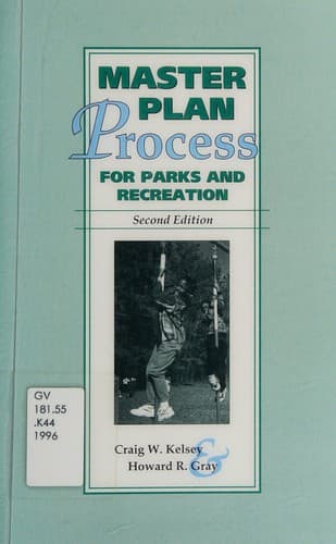 Tapa de Master Plan Process for Parks and Recreation