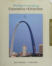 Tapa de Experience Humanities
