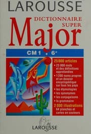 Tapa de Dictionnaire super major