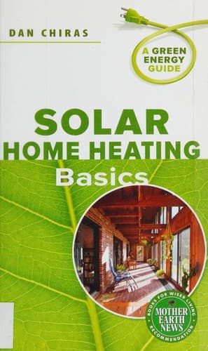 Tapa de Solar home heating basics