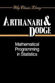 Tapa de Mathematical Programming in Statistics
