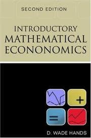 Tapa de Introductory Mathematical Economics