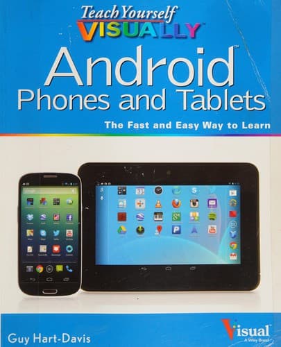 Tapa de Teach yourself visually android phones and tablets