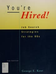 Tapa de You're Hired the Job Search Strategies for the 90's