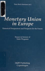 Tapa de Monetary Union in Europe