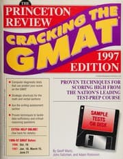 Tapa de Cracking the GMAT with Sample Tests on Computer Disks, 1997 ed (Annual)