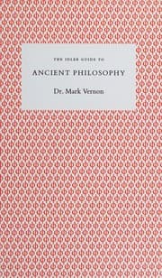 Tapa de Idler guide to ancient philosophy