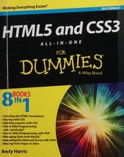 Tapa de HTML5 and CSS3 all-in-one for dummies